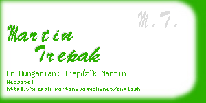 martin trepak business card